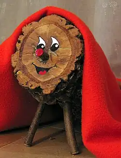 Photograph of a typical contemporary Tió