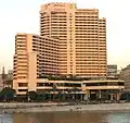 The hotel view from the Nile