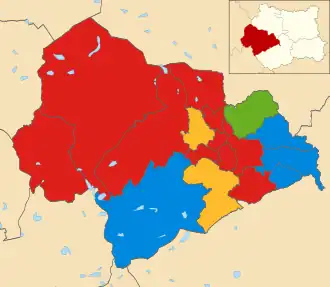 2023 results map