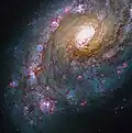 NGC 5248 imaged by the Hubble Space Telescope, 2020.
