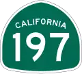 State Route 197 marker