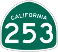 State Route 253 marker