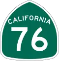 State Route 76 marker