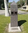 The California LGBTQ Veterans Memorial dedicated April 27, 2019, by the State of California