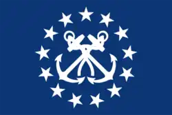 Flag of the California Naval Militia (1891)