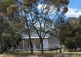 Memorial hall at Callawadda, built in 1957