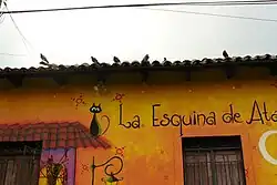 Cat themed mural