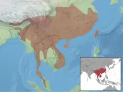 Map of range