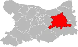 Location of Mézidon Vallée d'Auge