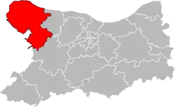 Location of Trévières