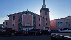 Calvary Baptist Church, Cesar E. Chavez Parkway