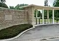 Entrance to the war cemetery