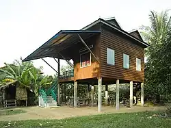 Khmer house in Cambodia