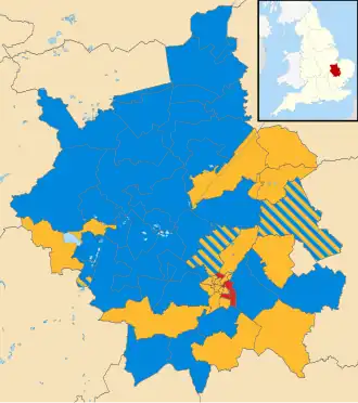 2005 results map