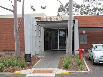 Campbelltown library located in Newton
