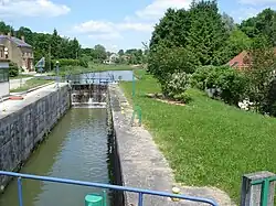 Lock on the Canal des Ardennes
