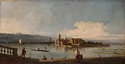 View of the Isles of San Michele, San Cristoforo and Murano from the Fondamenta Nuove