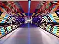 Captivated By Colour (2020), Adams Plaza Bridge at Canary Wharf Crossrail station, London[18]