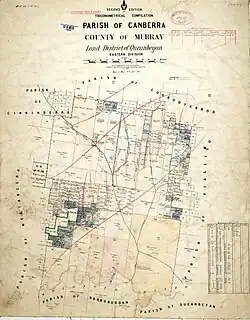 1888 map of the parish