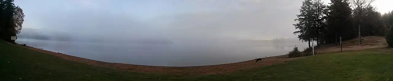 Canisbay Lake during sunrise, autumn 2014