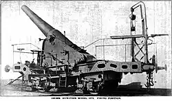 A mle 1916 in firing position.