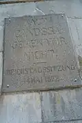 1872 quotation on the Canossa Column