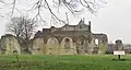 Ruins of the abbey church at St Augustine's Abbey