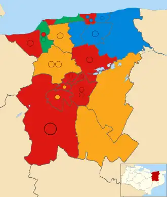 2023 results map