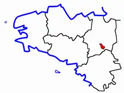 Location of Le Sel-de-Bretagne