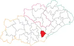 Location of Florensac