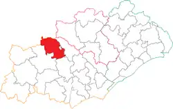 Location of Saint-Gervais-sur-Mare
