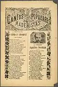 Song about the battle of Ciudad Juarez titled Toma de Ciudad Juárez
