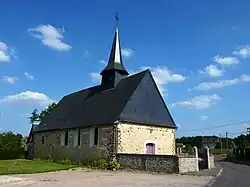 The church in Caorches-Saint-Nicolas