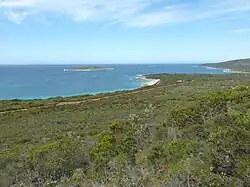 Cape Riche and Cheyne Island from nearby Mount Melville
