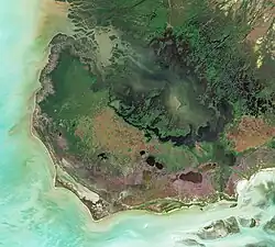 Satellite image of Cape Sable