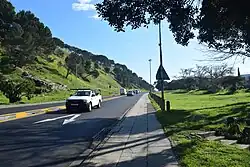 View towards Cape Town CBD, along Philip Kgosana Drive