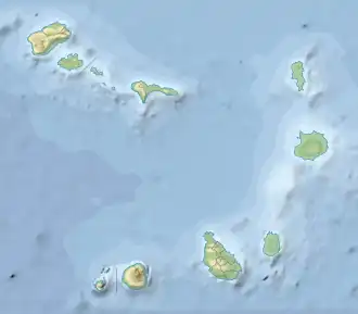 Mindelo is located in Cape Verde