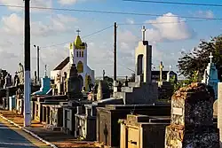 photo of the chapel of Alecrim Cemetery