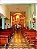 Temple interior