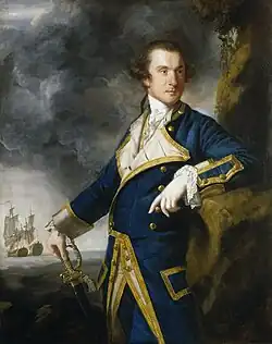 Portrait of Alexander Hood (1763)