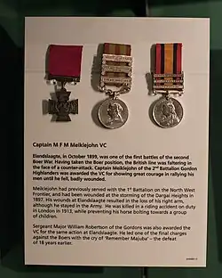 Meiklejohn's Medal Group