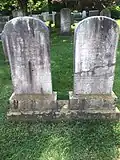 Captain William Oldrin (1773–1858) and Almy Kinner (1780–1853) tombstone