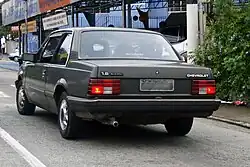 Pre-facelift Chevrolet Monza two-door sedan (rear view)