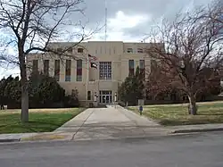 Carbon County Courthouse in Rawlins