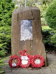 Cardiff City Falklands Conflict Memorial for the 7 servicemen from Cardiff who died during the Falklands War.