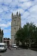 The 14th-century tower