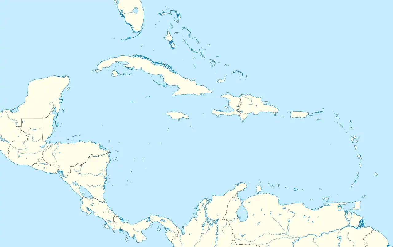 Hispaniola is located in Caribbean