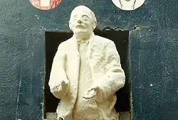 Statue of Carl Jung, based on his quote "Liverpool is the pool of life"
