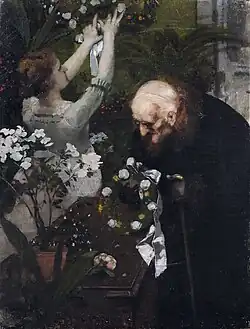 Old Gentleman in the Flower Shop, 1878