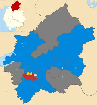 2010 results map